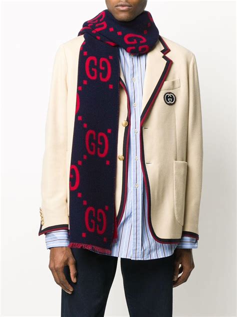 gucci scarf monogram wool|Gucci GG.